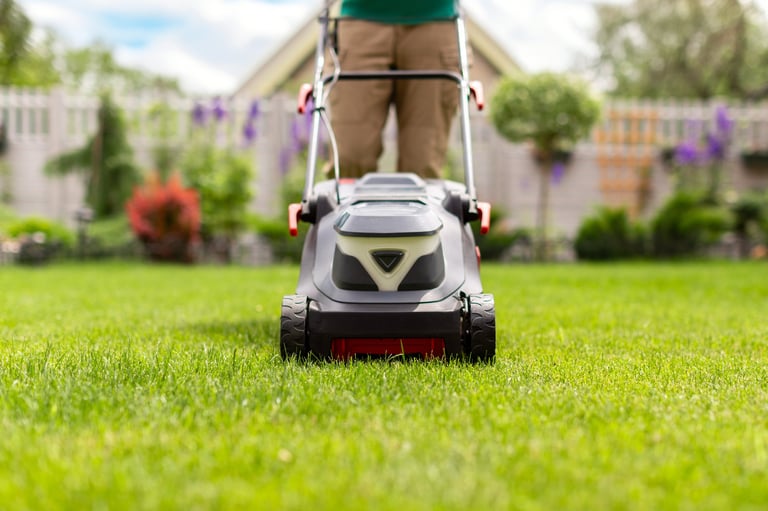 Modern lawn equipment